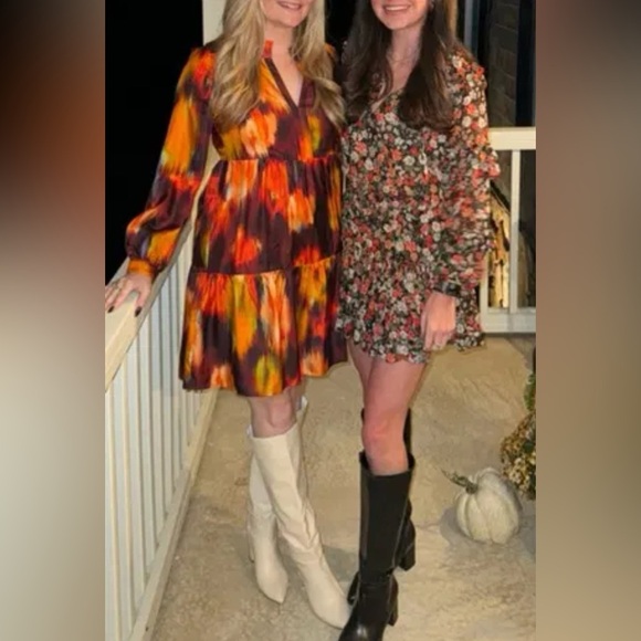 Marie Oliver Vibrant Long Sleeve Dress - Picture 9 of 9